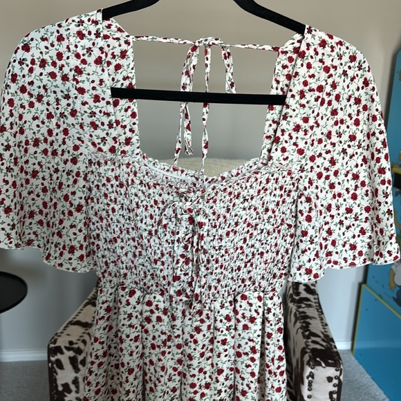 Bailey Blue floral tie dresss - Picture 2 of 7